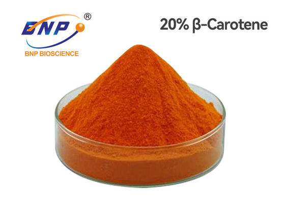 Supplément de poudre de carotène de 1% Min Orange To Red Beta insoluble dans l'eau